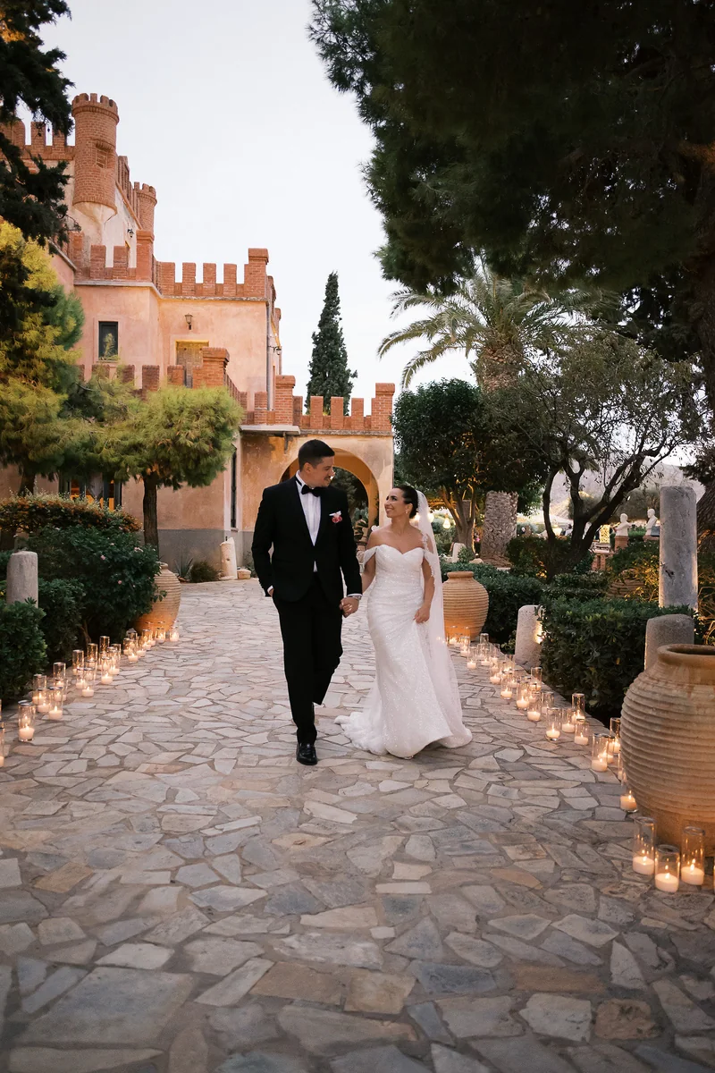 Antonis and Gogo wedding at Pyrgos Melissourgou in Lagonisi